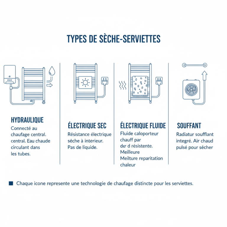 Comprendre Les Différents Types De Sèche-Serviettes