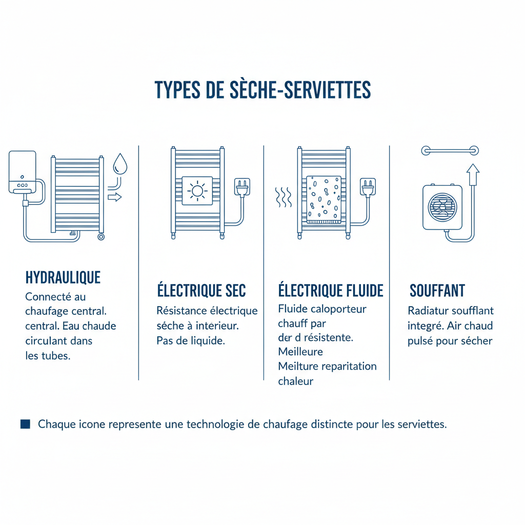 Comprendre Les Différents Types De Sèche-Serviettes